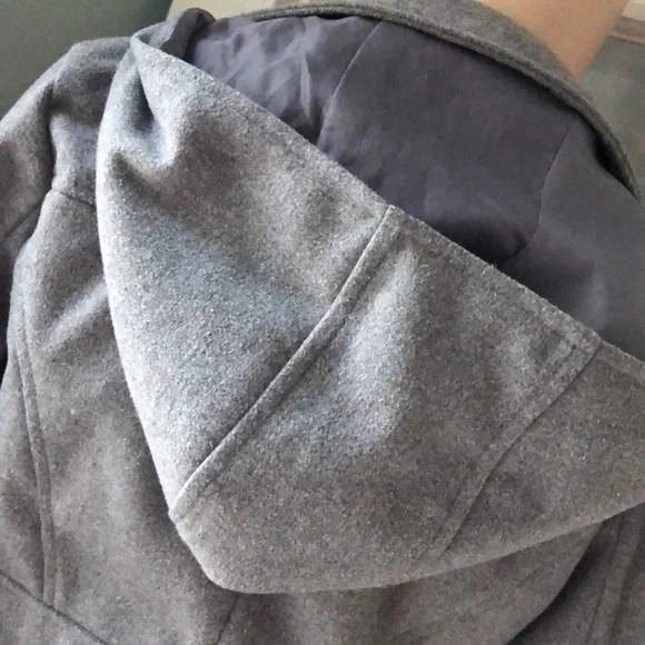 New look cute gray hooded jacket - Picture 4 of 8